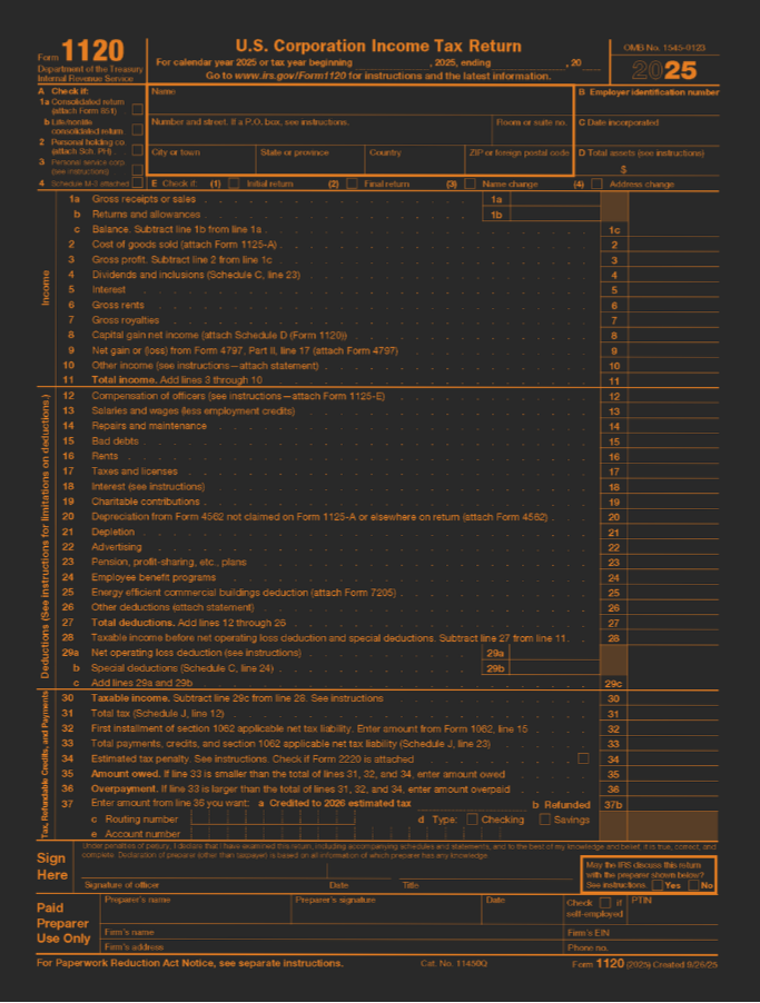 Tax Form Processing